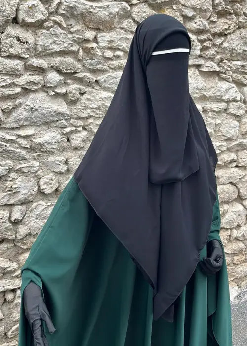 Niqab Sheyma 3 pièces Noir